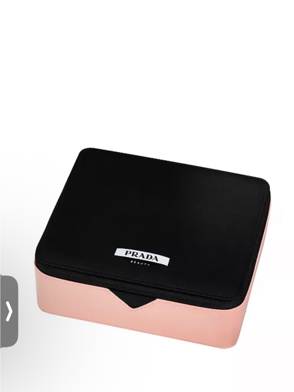 Prada Beauty Black & Pink Travel Pouch